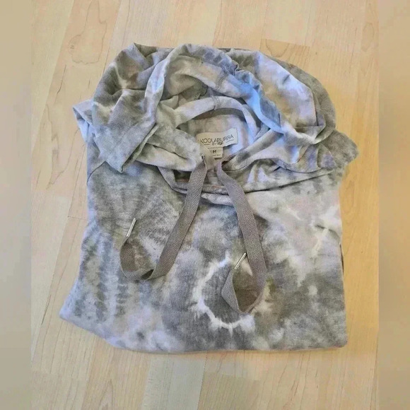 Koolaburra by ugg Grey tie dye lightweight hoodie size medium - Picture 1 of 7